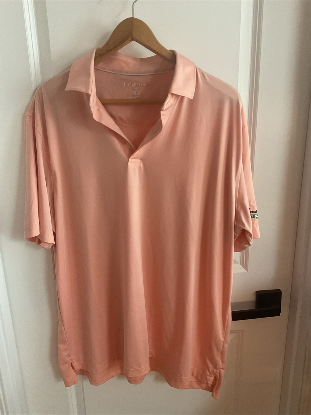 Harlestons Tailored Fit - Short Sleeve Polo Shirt - Orange - Men’s Size XL